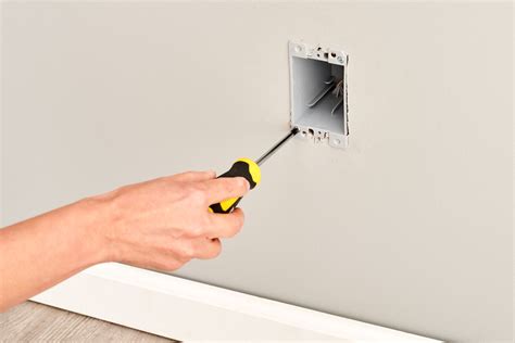 how to mount a round metal electrical box in drywall|drywall for electrical box.